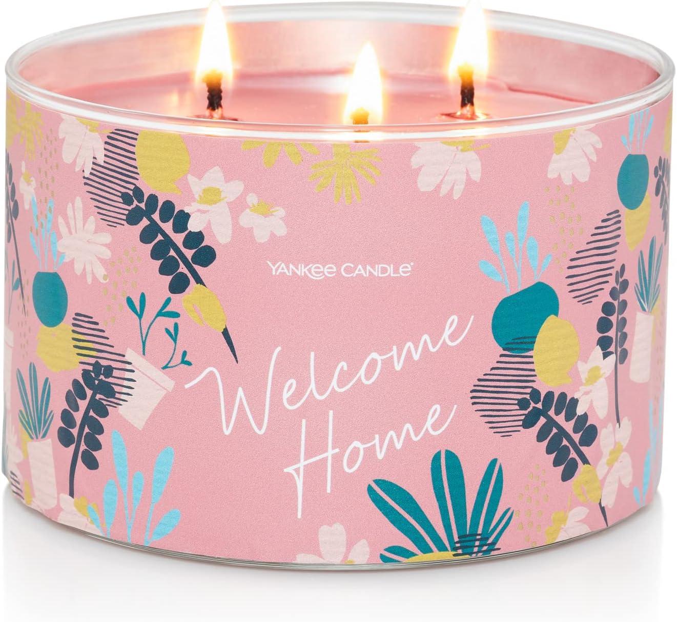 imageYankee Candle 3Wick Candle Home Sweet Home Scentented Candle 18oz HouseWarming Gifts for New HomeHouseApartment