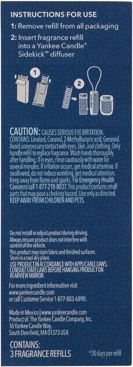 imageYankee Candle Bahama Breeze Sidekick Fragrance Refill Triple 106 ozClean Cotton