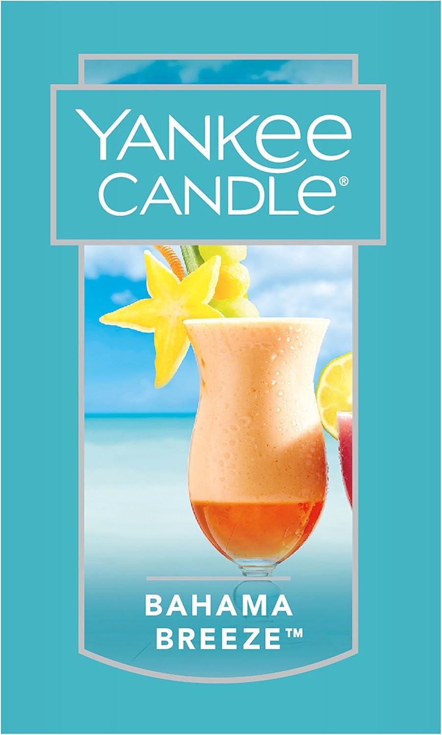 imageYankee Candle Car Air Fresheners Car Vent Stick Bahama Breeze Scented Includes 4 Odor Neutralizing Sticks Each Lasts Up To 2 Weeks1 Count Pack of 1