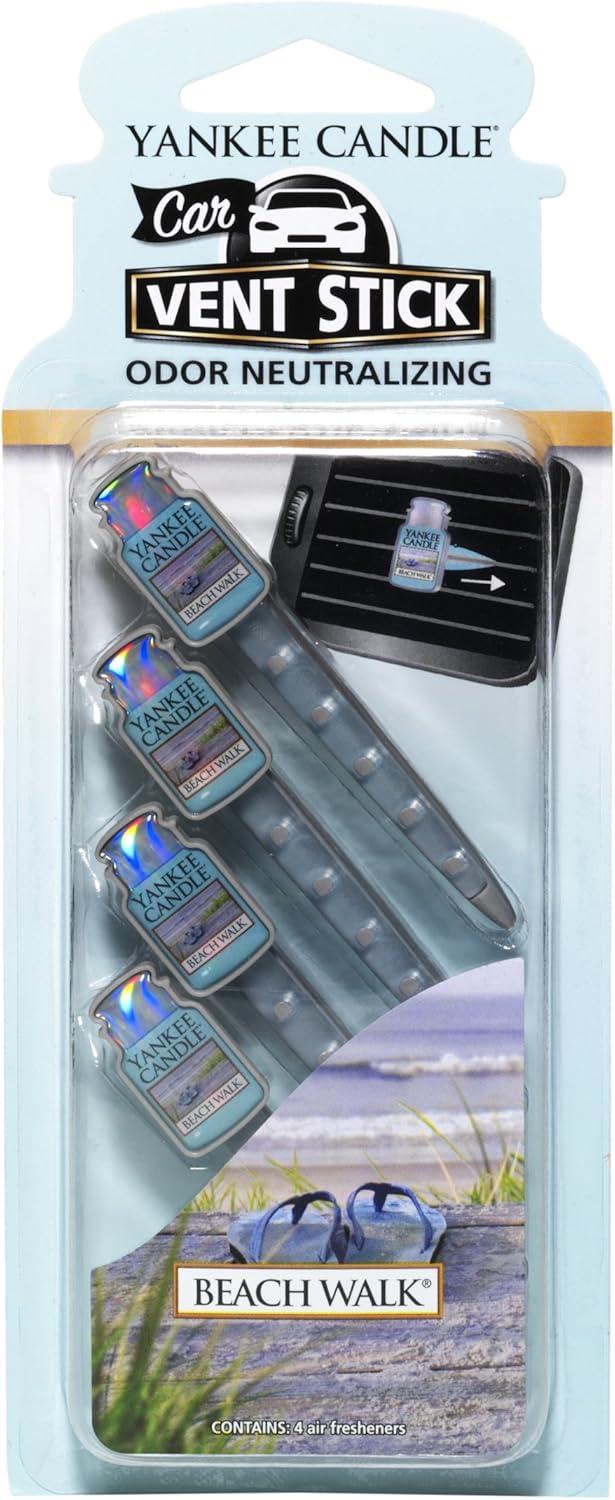 imageYankee Candle Car Air Fresheners Car Vent Stick Bahama Breeze Scented Includes 4 Odor Neutralizing Sticks Each Lasts Up To 2 Weeks1 Count Pack of 1