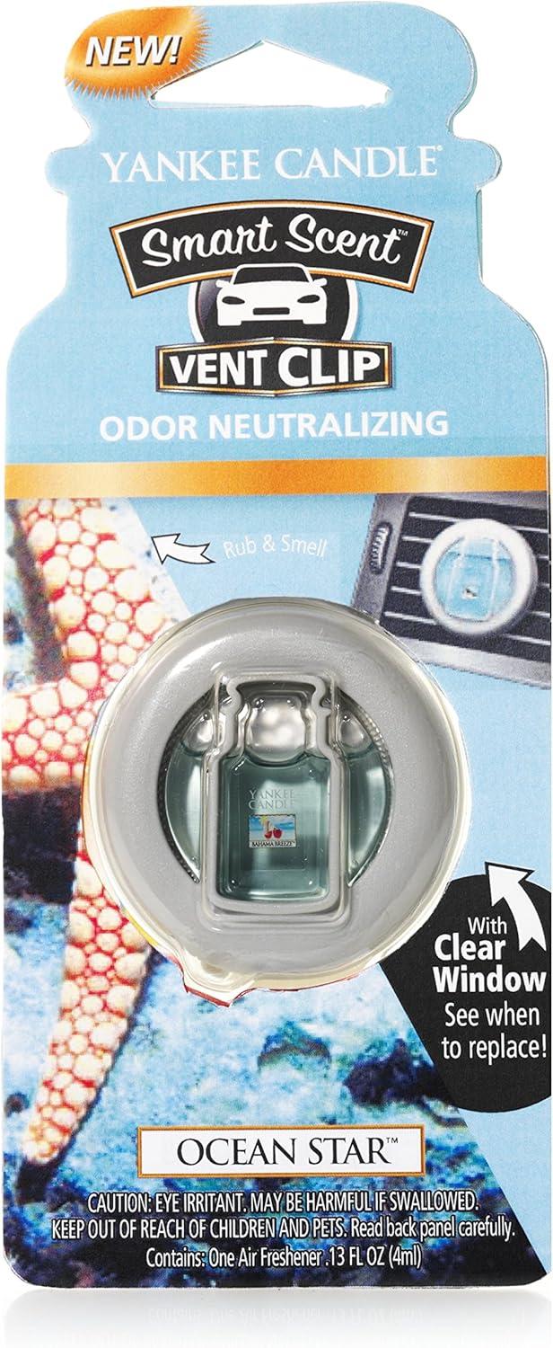 imageYankee Candle Car Air Fresheners Car Vent Stick Bahama Breeze Scented Includes 4 Odor Neutralizing Sticks Each Lasts Up To 2 Weeks1 Count Pack of 1