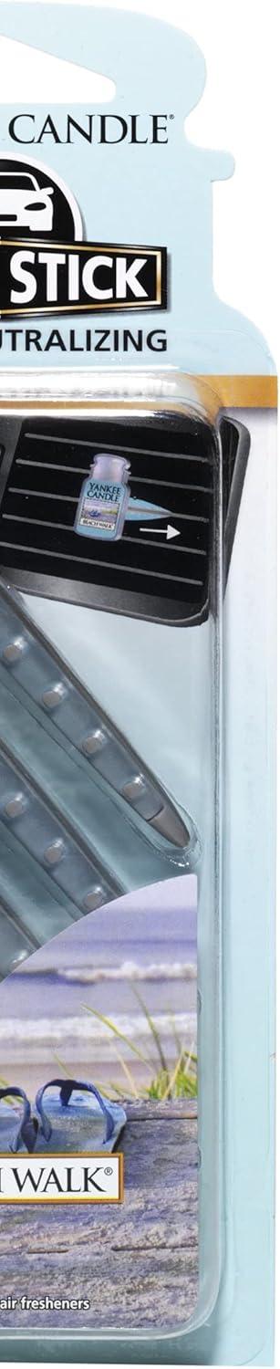 imageYankee Candle Car Air Fresheners Car Vent Stick Bahama Breeze Scented Includes 4 Odor Neutralizing Sticks Each Lasts Up To 2 Weeks1 Count Pack of 1