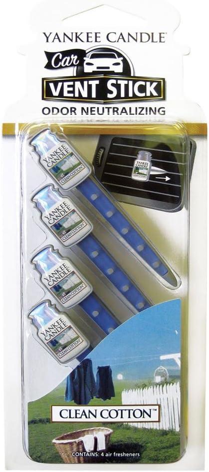 imageYankee Candle Car Air Fresheners Car Vent Stick Bahama Breeze Scented Includes 4 Odor Neutralizing Sticks Each Lasts Up To 2 Weeks1 Count Pack of 1
