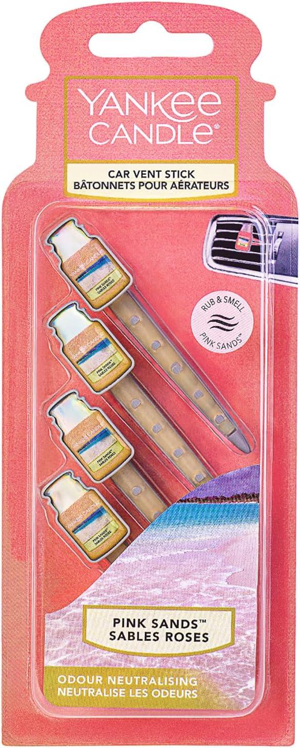 imageYankee Candle Car Air Fresheners Car Vent Stick Bahama Breeze Scented Includes 4 Odor Neutralizing Sticks Each Lasts Up To 2 Weeks1 Count Pack of 1