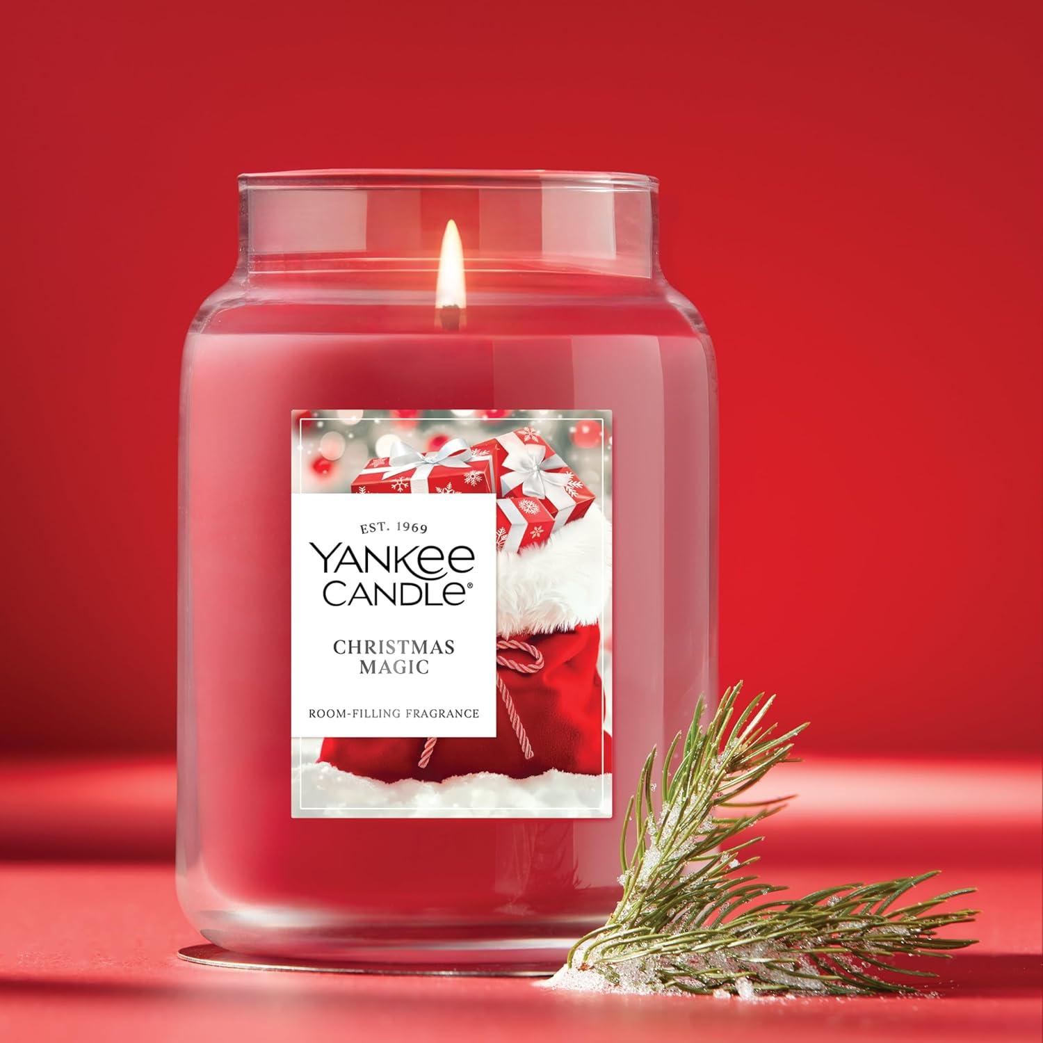 imageYankee Candle Christmas Cookie Scented Candle 22oz Large Jar with up to 150 Hour Burn Time Giftable HolidaysChristmas Magic