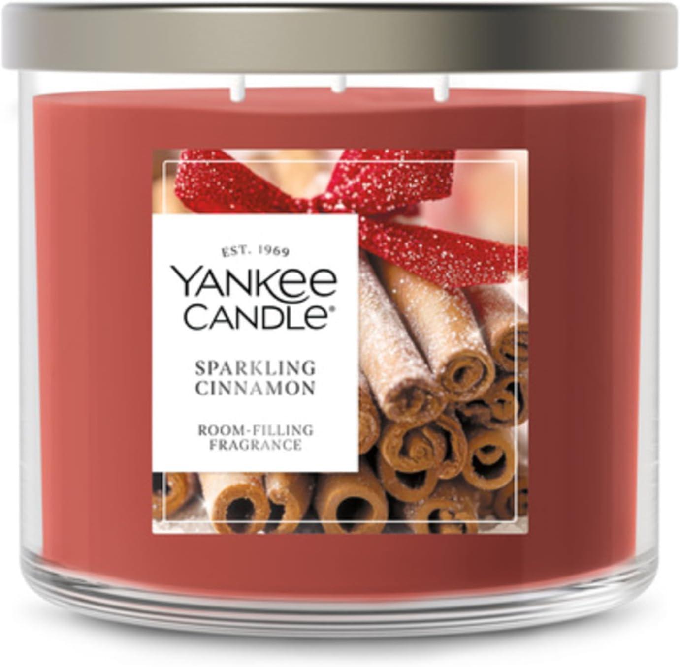 imageYankee Candle Christmas Cookie Scented Candle 22oz Large Jar with up to 150 Hour Burn Time Giftable HolidaysSparkling Cinnamon