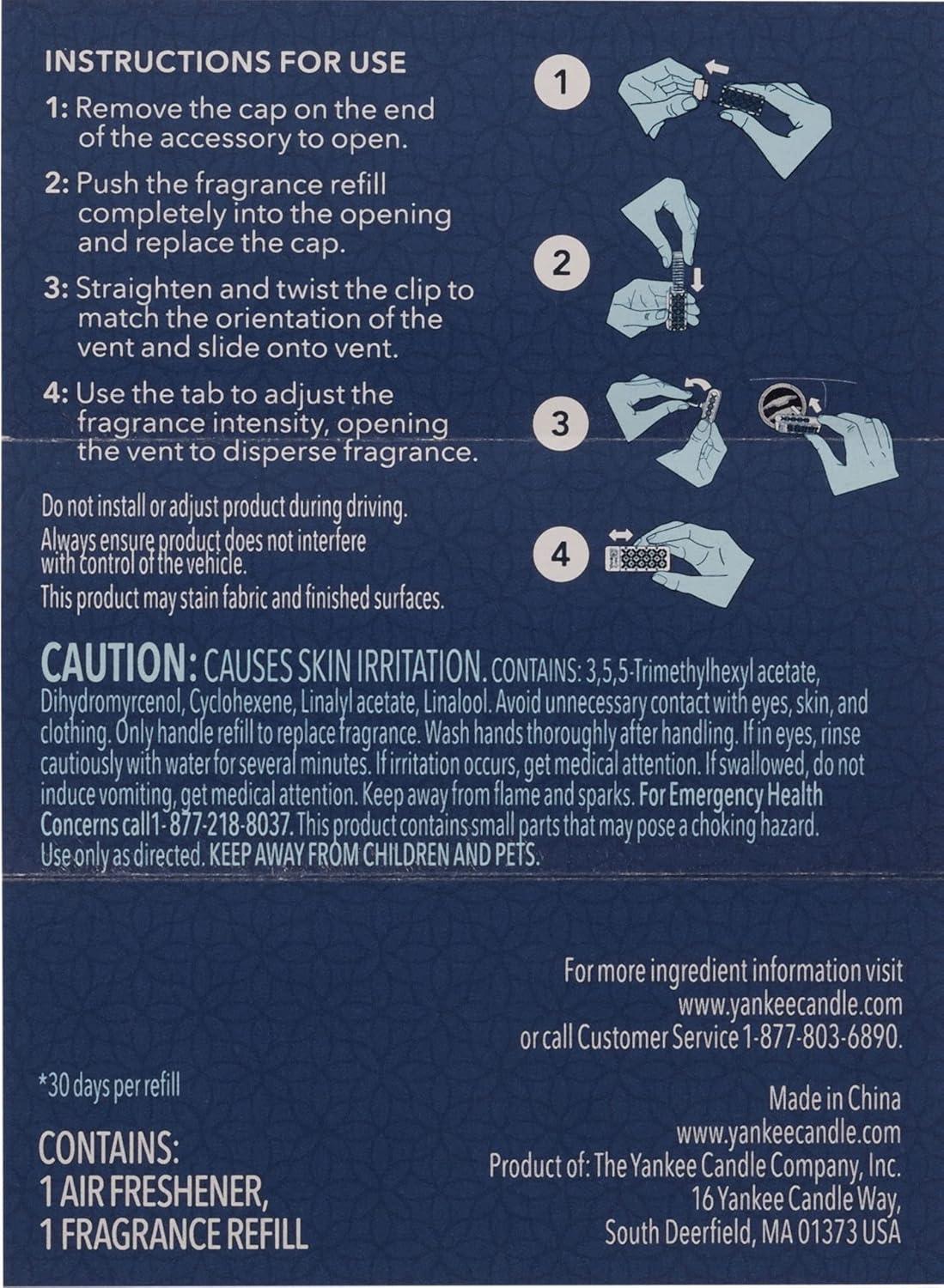 imageYankee Candle MidSummers Night Sidekick Vent Clip Fragrance Kit with Two Refills Dot