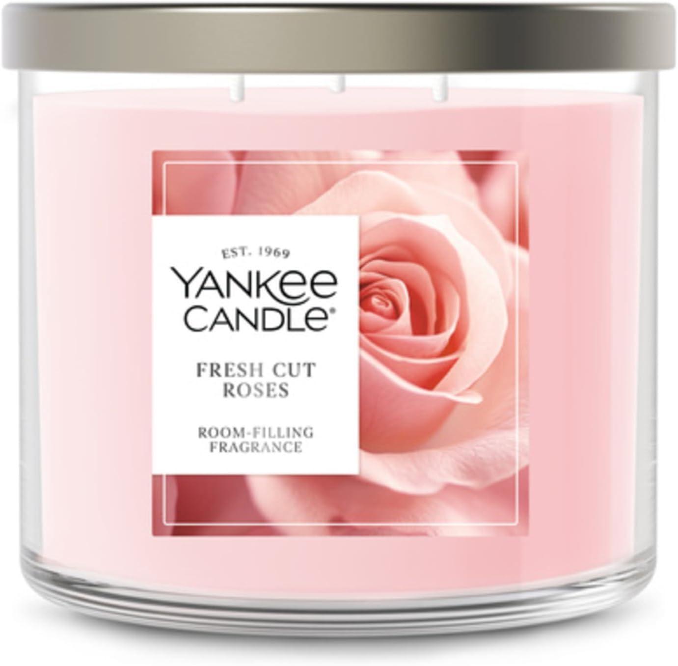 imageYankee Candle Midnight Jasmine Scented Candle 22oz Large Jar with up to 150 Hour Burn Time GiftableFresh Cut Roses