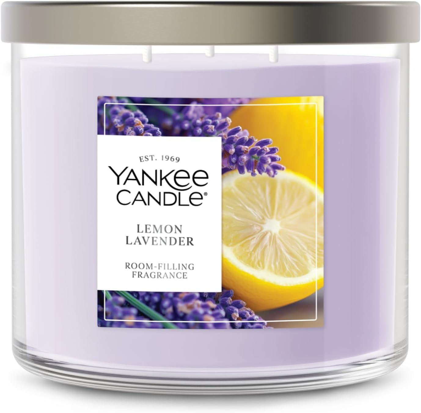 imageYankee Candle Midnight Jasmine Scented Candle 22oz Large Jar with up to 150 Hour Burn Time GiftableLemon Lavender