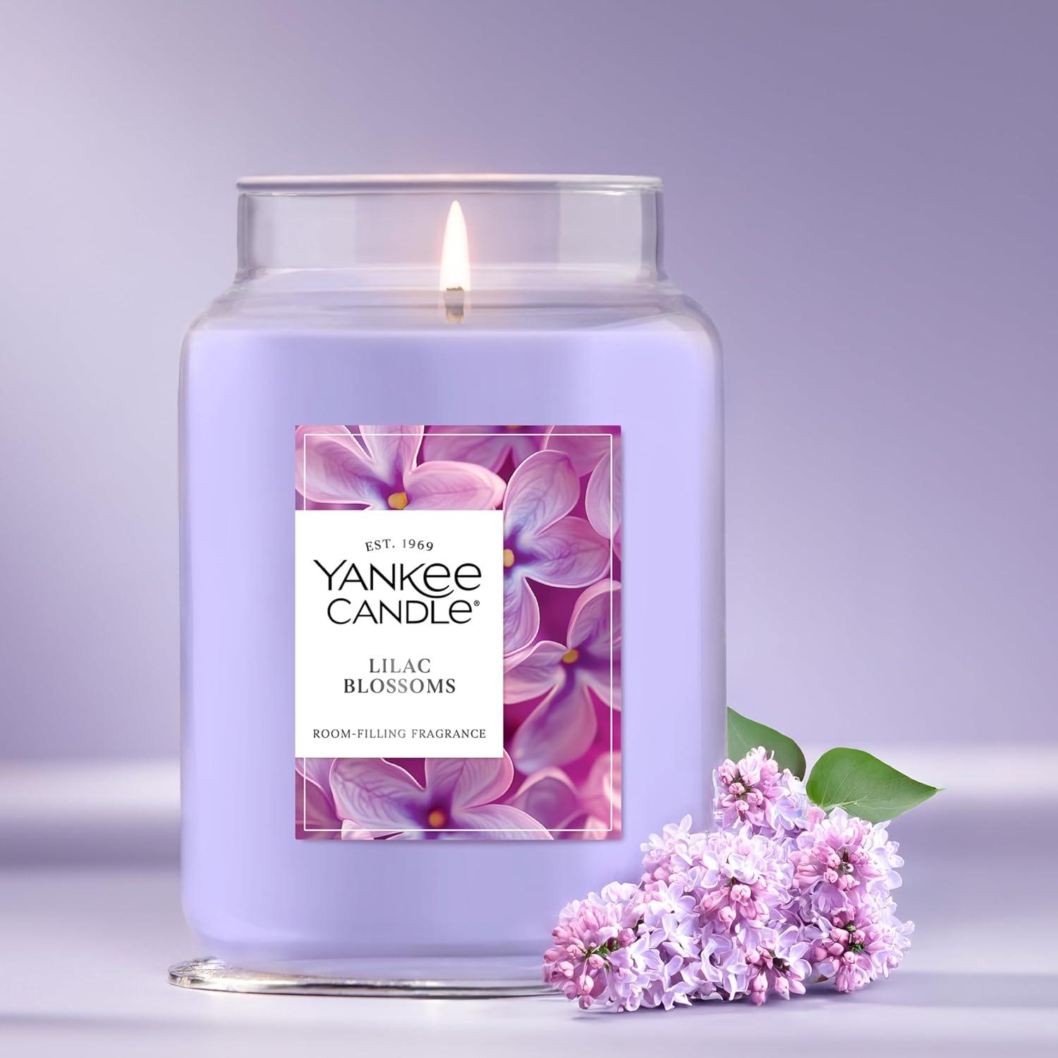 imageYankee Candle Midnight Jasmine Scented Candle 22oz Large Jar with up to 150 Hour Burn Time GiftableLilac Blossoms