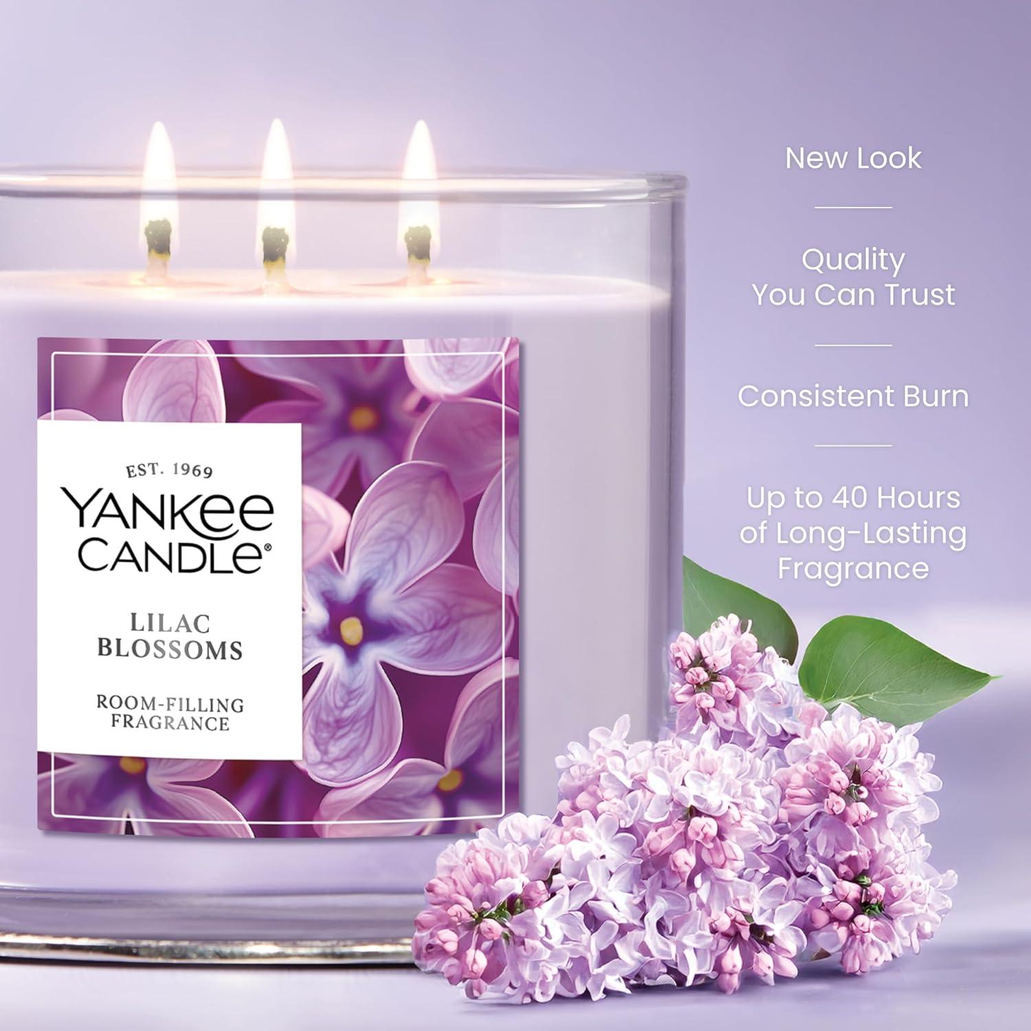 imageYankee Candle Midnight Jasmine Scented Candle 22oz Large Jar with up to 150 Hour Burn Time GiftableLilac Blossoms