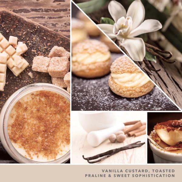 imageYankee Candle Signature Votive Mini Candle Jar Vanilla Cupcake Scent Natural Soy Wax Blend Candle with Natural Fiber Wick 13 OZ Glass Jar Pack of 4Vanilla Crme Brulee