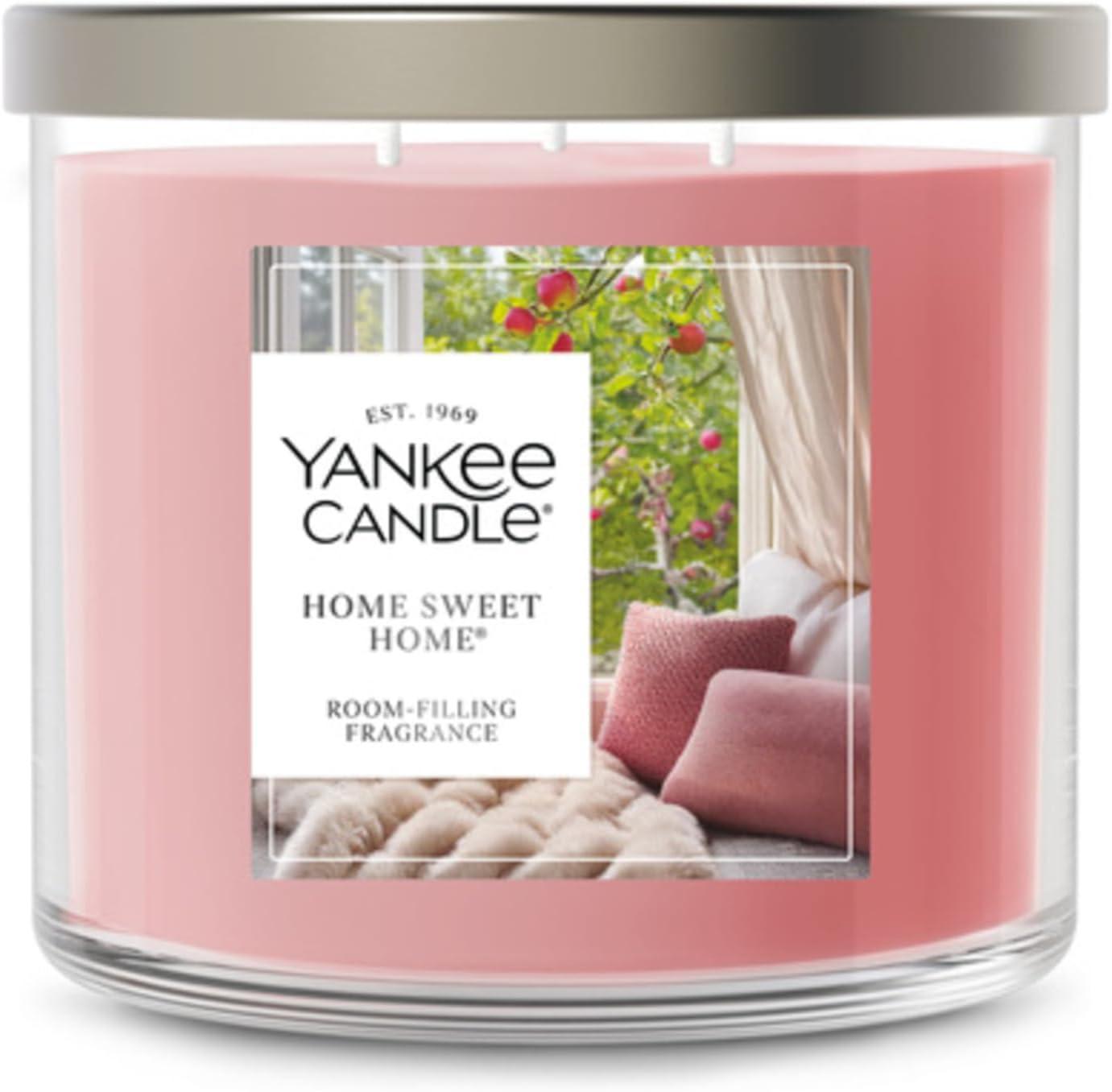 imageYankee Candle Sugared Cinnamon Apple Scented Candle 22oz Large Jar with up to 150 Hour Burn Time GiftableHome Sweet Home