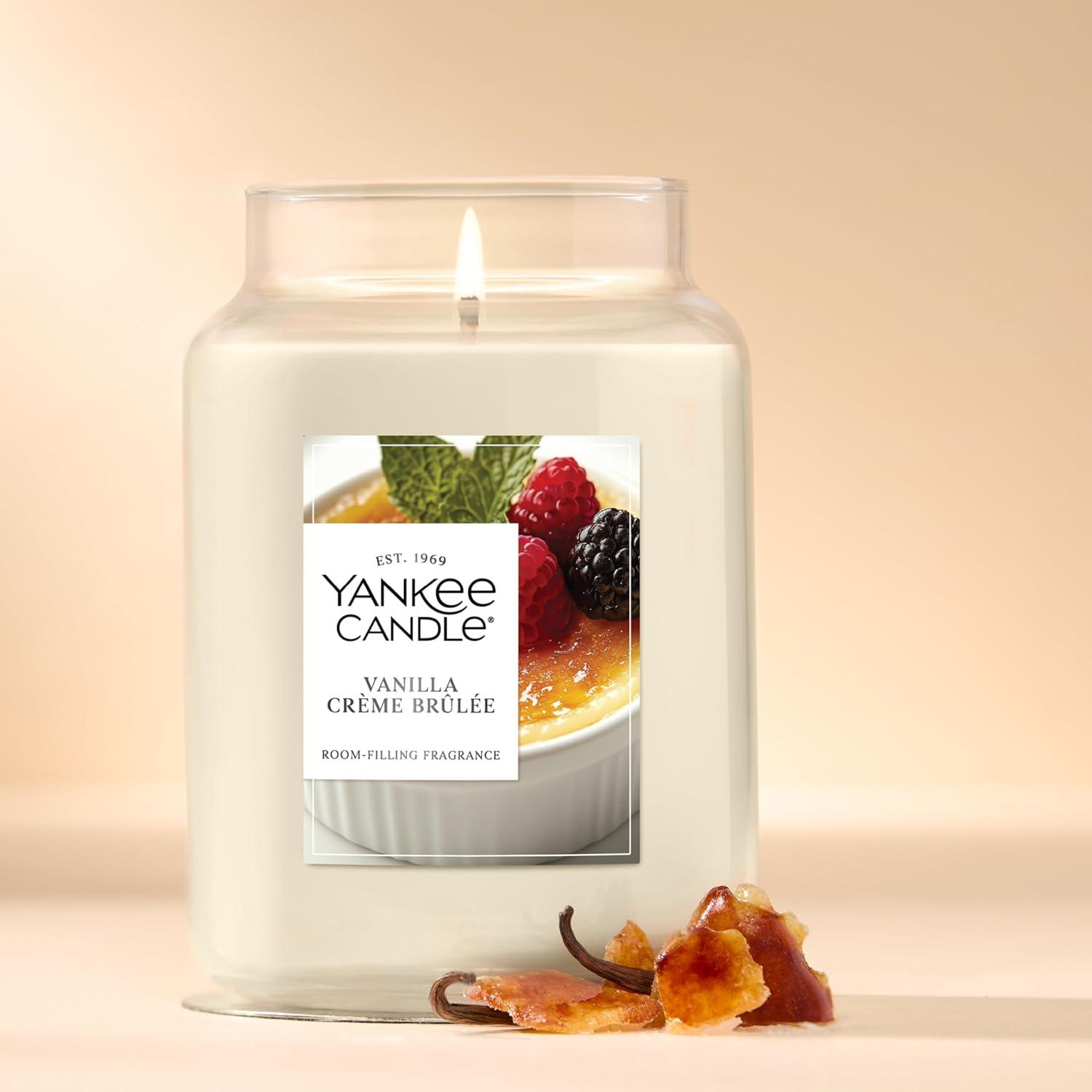 imageYankee Candle Vanilla Cupcake Scented Candle 22oz Large Jar with up to 150 Hour Burn Time Giftable BirthdaysVanilla Crme Brle