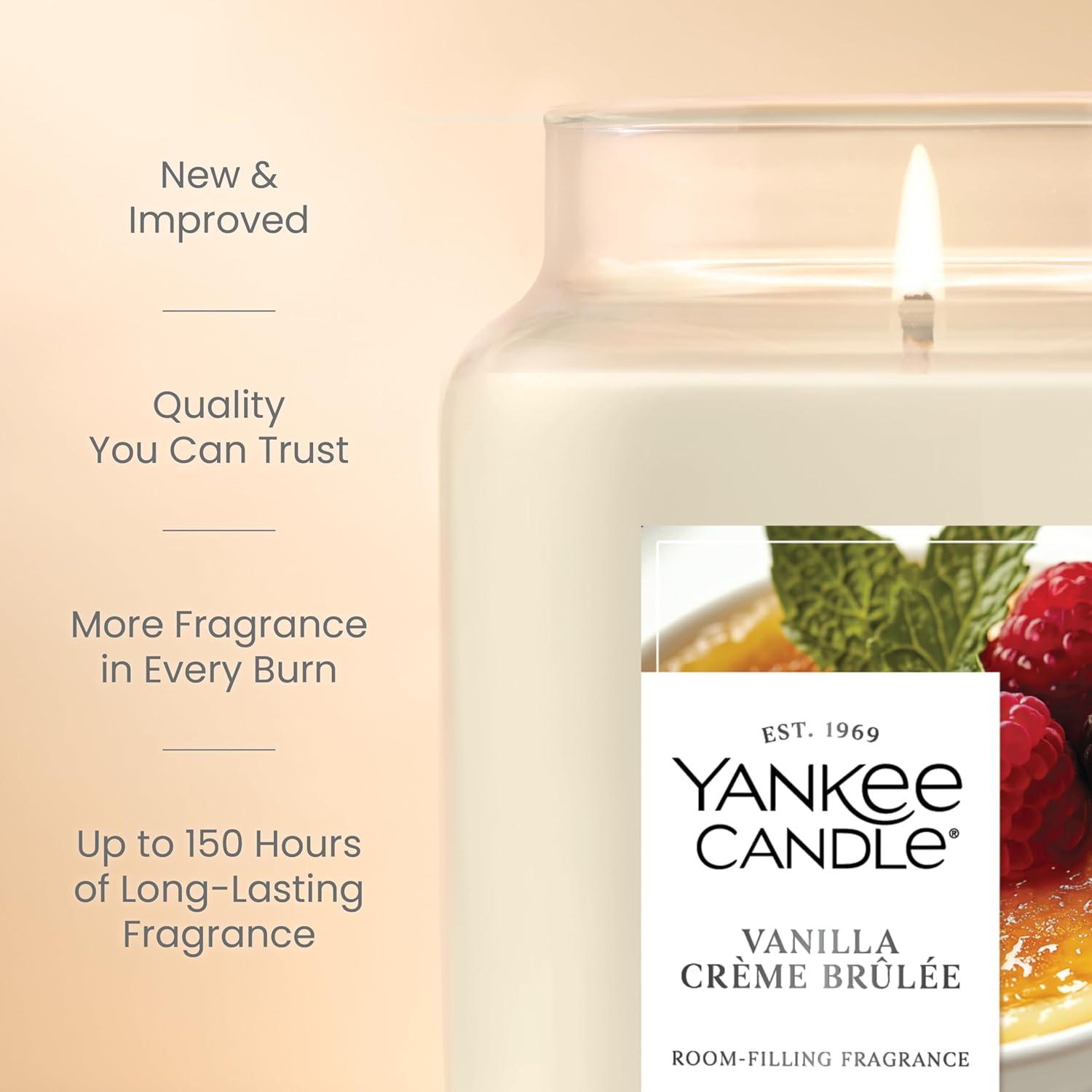 imageYankee Candle Vanilla Cupcake Scented Candle 22oz Large Jar with up to 150 Hour Burn Time Giftable BirthdaysVanilla Crme Brle