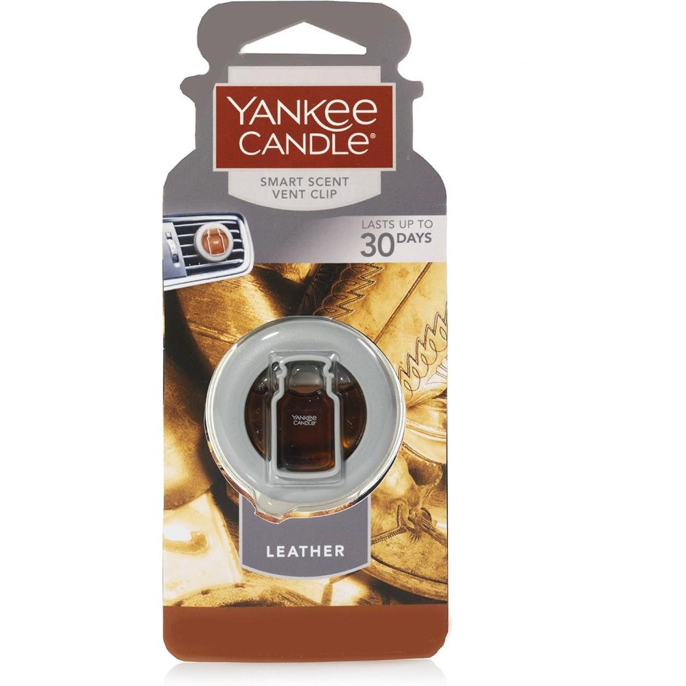 imageYankee Candle Car Air Fresheners Car Vent Stick MidSummers Night Scented Includes 4 Odor Neutralizing Sticks Each Lasts Up To 2 WeeksSmart Scent Vent Clip