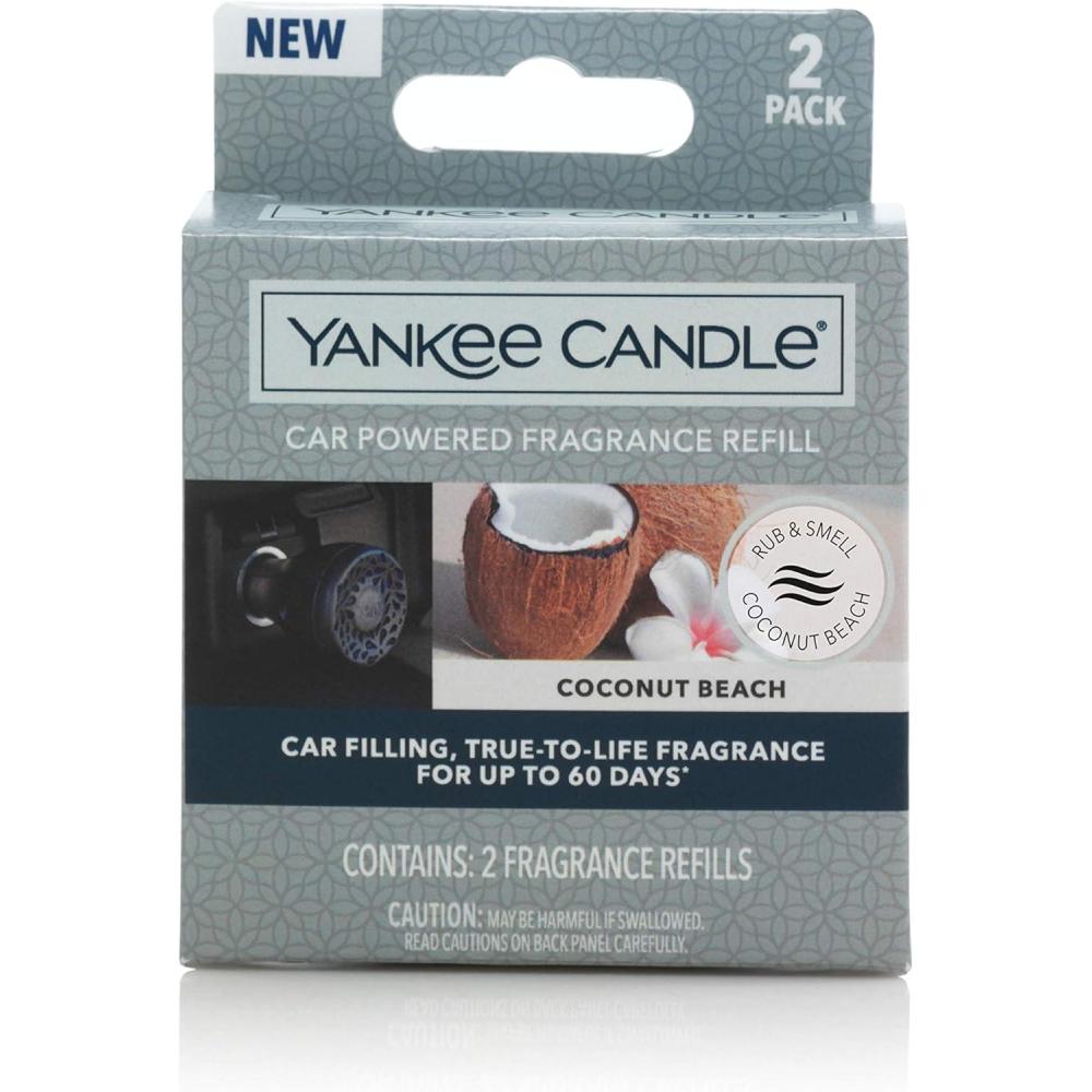 imageYankee Candle Car Powered Fragrance Diffuser Refill Midsummer NightCoconut Beach