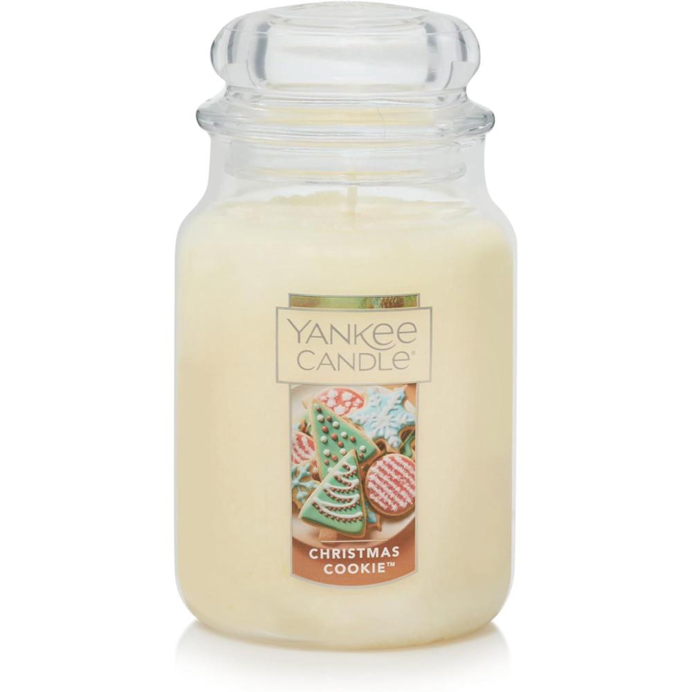 imageYankee Candle Christmas Cookie Scented Candle 22oz Large Jar with up to 150 Hour Burn Time Giftable HolidaysChristmas CookieOld