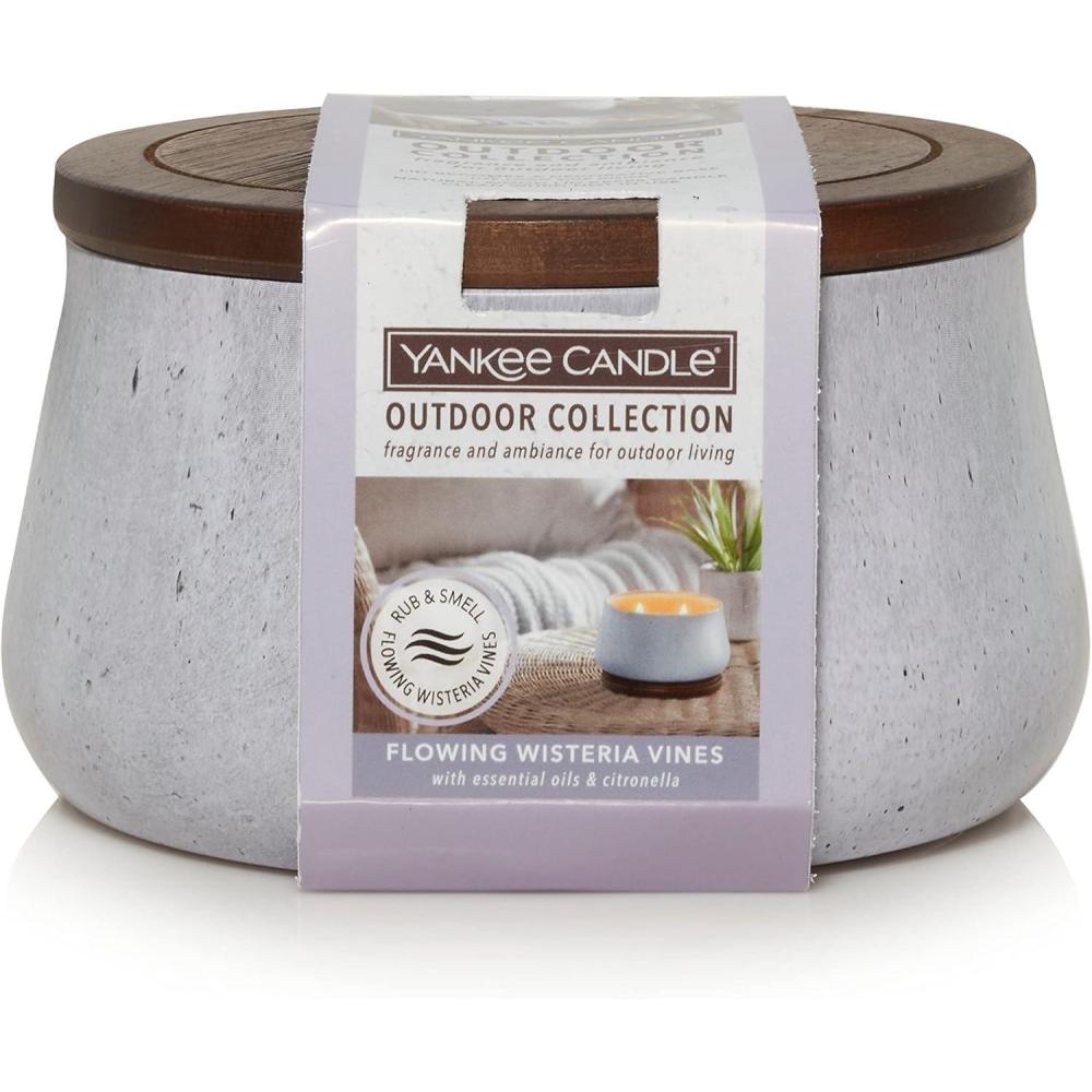 imageYankee Candle Flowing Wisteria Vines Large Outdoor Candle