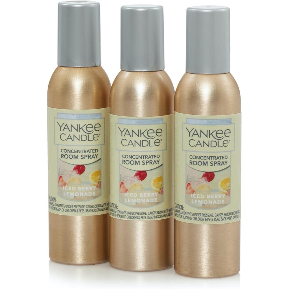 imageYankee Candle Iced Berry Lemonade Concentrated Room Spray 3Pack