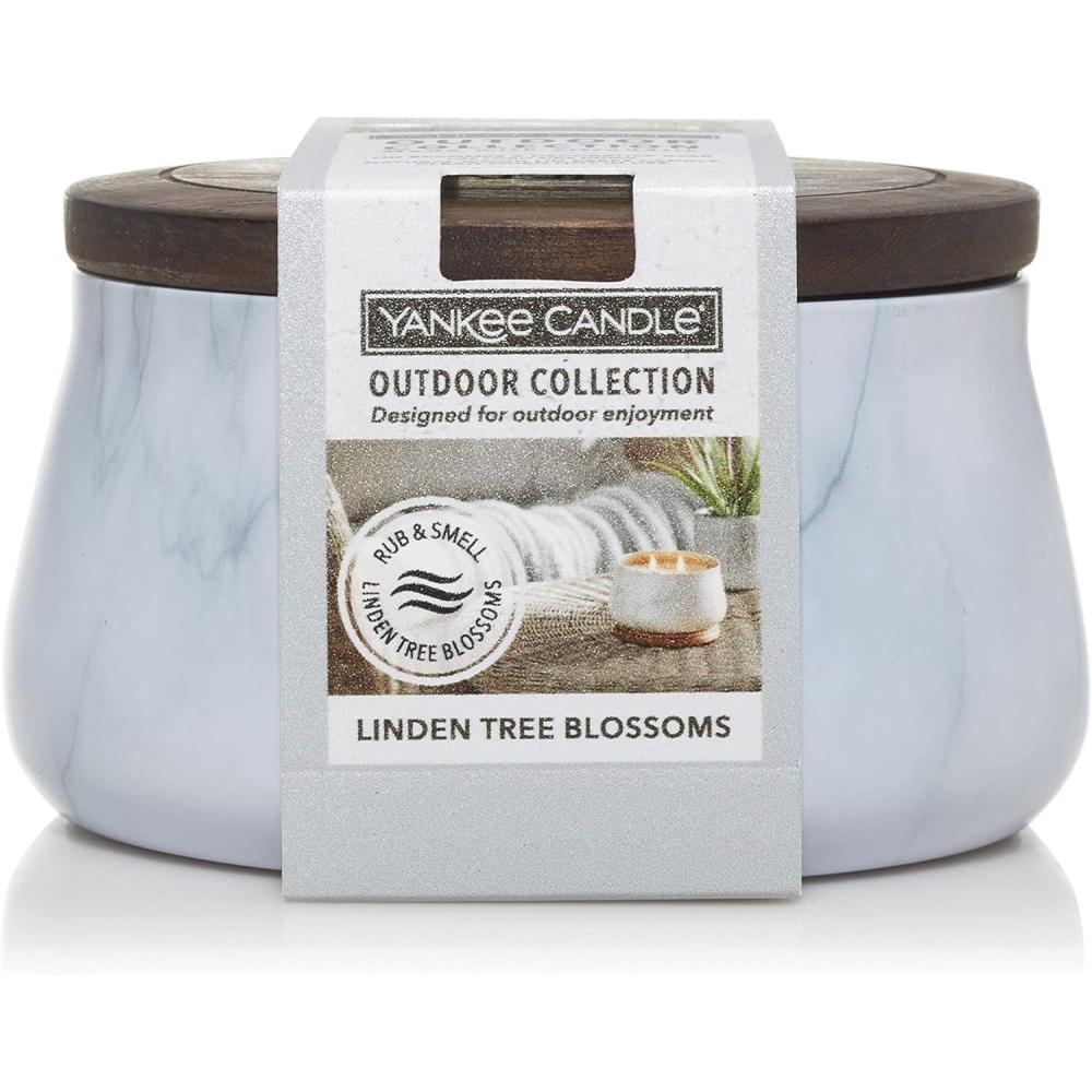 imageYankee Candle Linden Tree Blossoms Medium Outdoor Candle