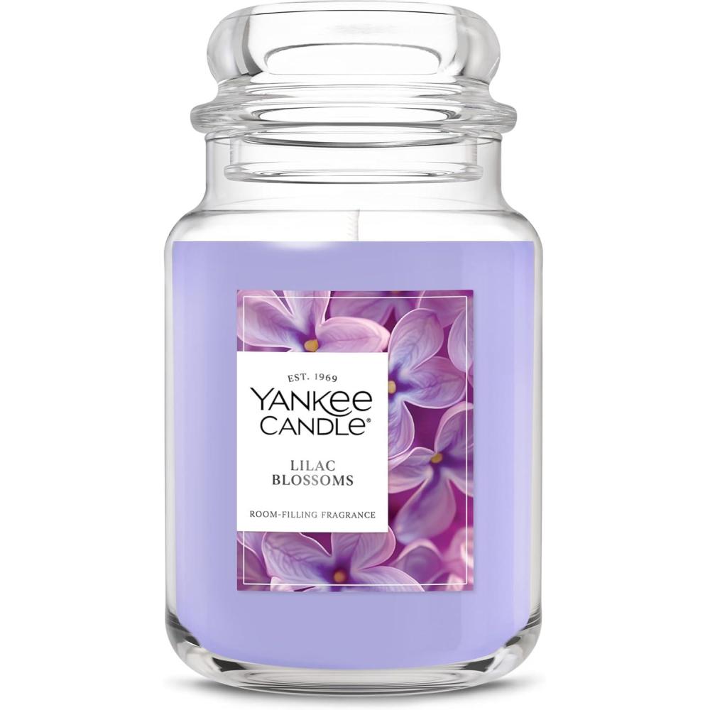 imageYankee Candle Midnight Jasmine Scented Candle 22oz Large Jar with up to 150 Hour Burn Time GiftableLilac Blossoms