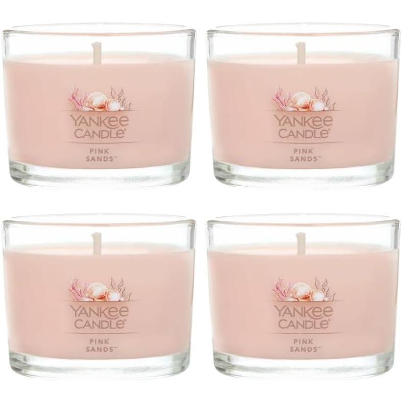 imageYankee Candle Mini Jar 13 Ounce Pack of 4 Pink SandsPink Sands