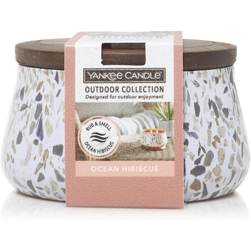 imageYankee Candle Ocean Hibiscus Medium Outdoor Candle