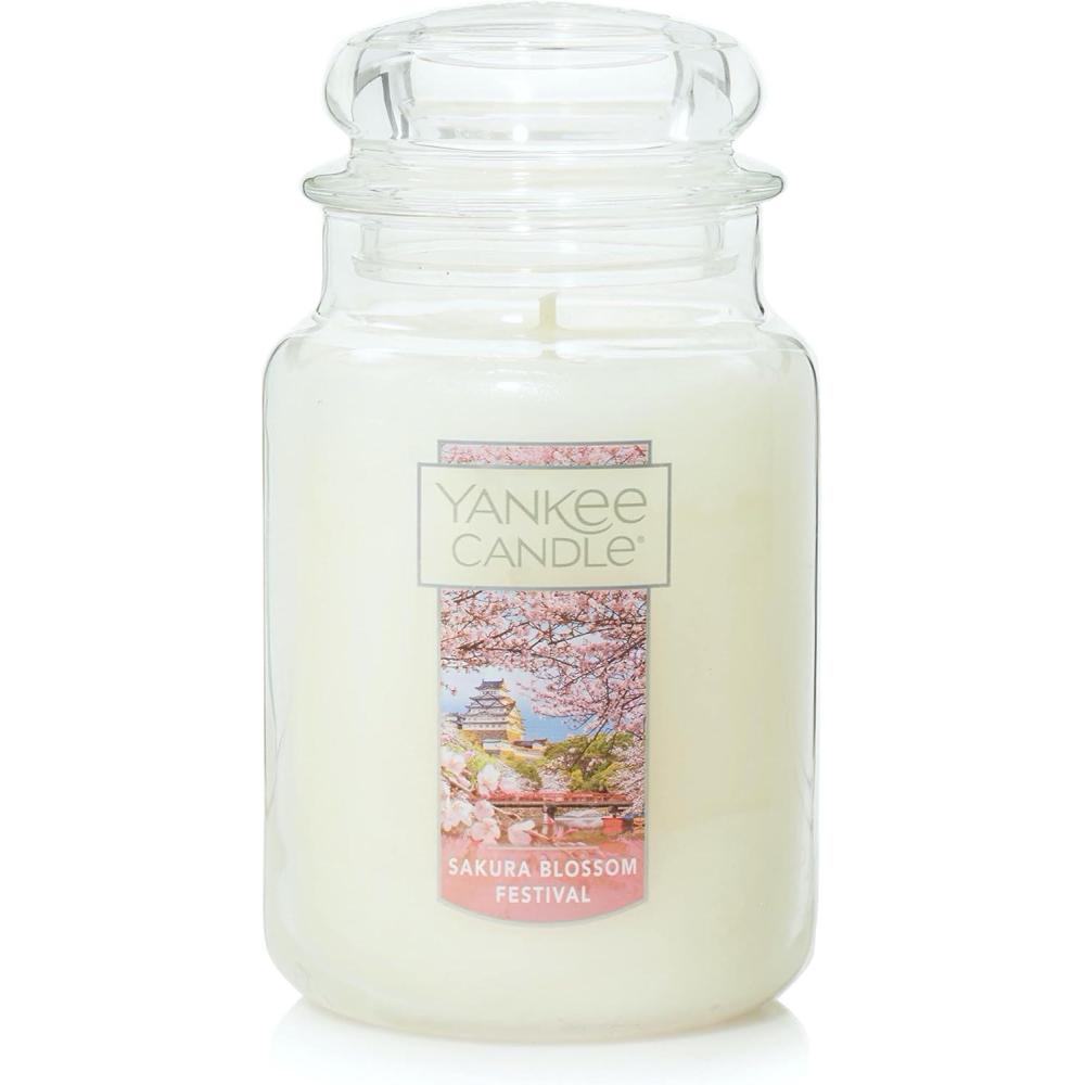 imageYankee Candle Sakura Blossom Festival Large Jar Candle White Rose
