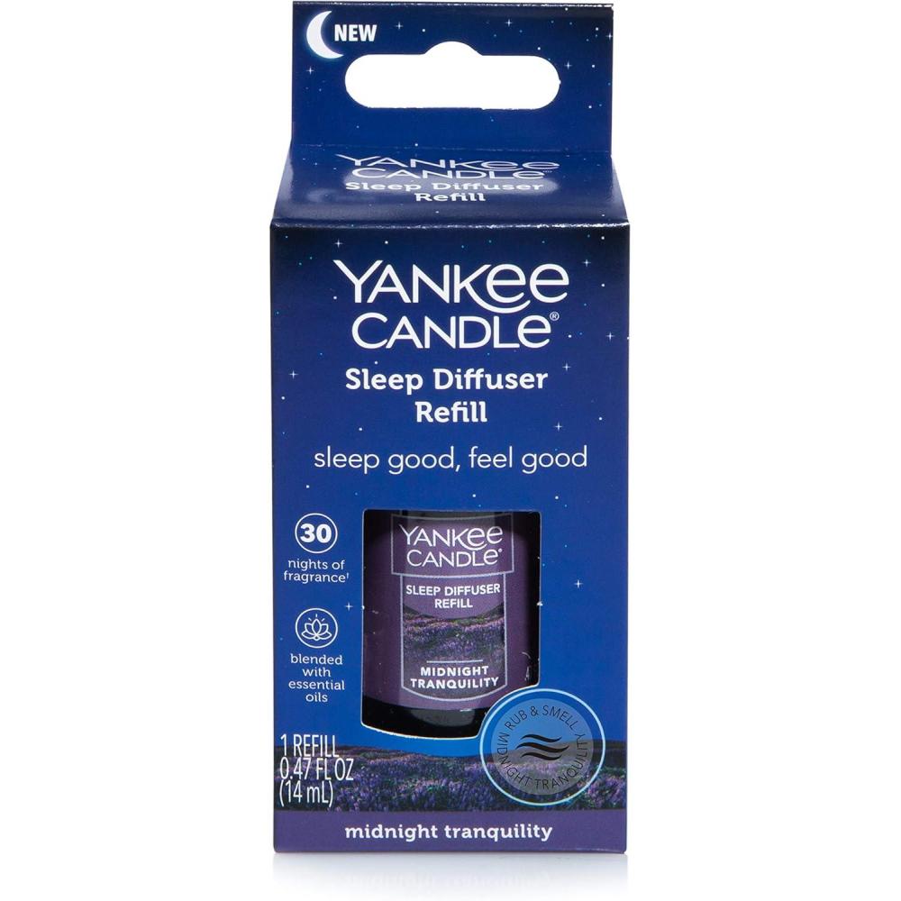 imageYankee Candle Sleep Diffuser Kit  Bronze Includes Diffuser for Essential Oils and Calm Night Fragrance Oil Refill Up to 30 Nights of Relaxing FragranceMidnight Tranquility