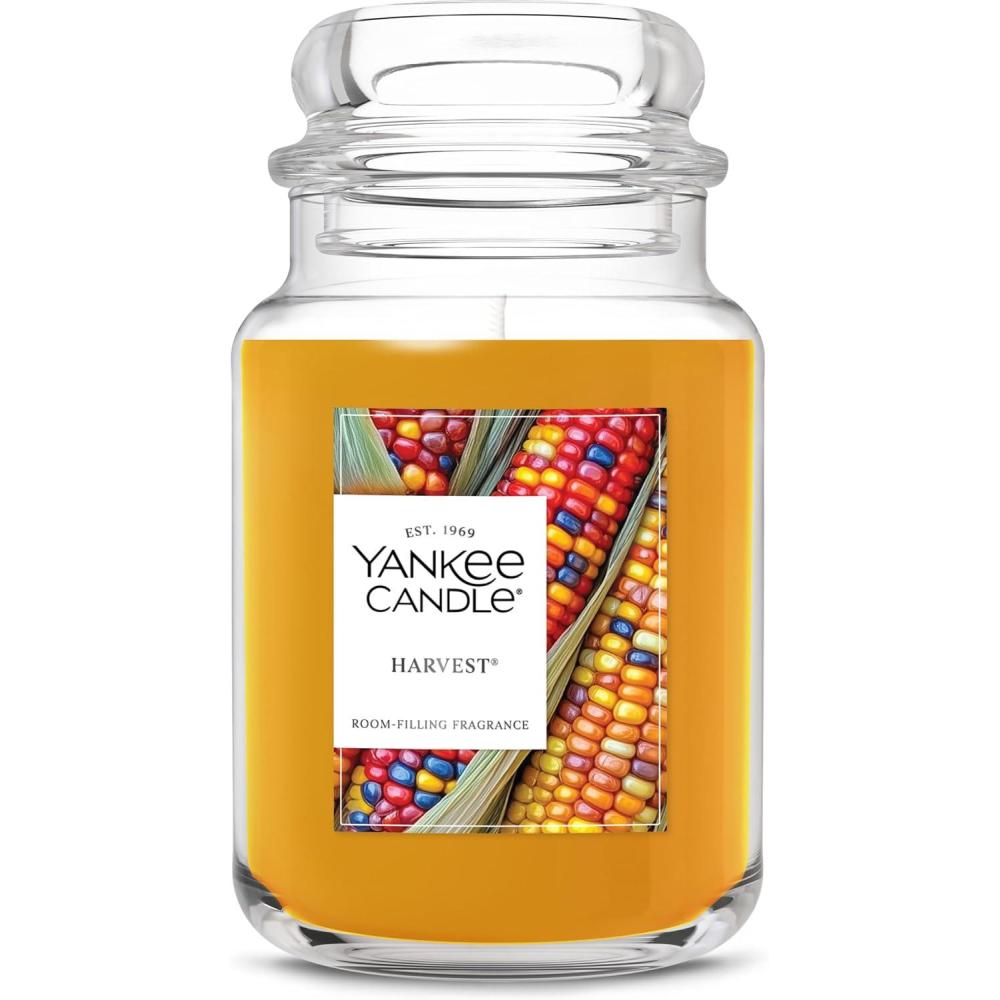 imageYankee Candle Sugared Cinnamon Apple Scented Candle 22oz Large Jar with up to 150 Hour Burn Time GiftableHarvest
