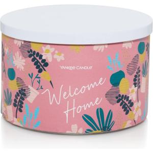 Yankee Candle 3-Wick Candle, Home Sweet Home® Scentented Candle, 18oz, House-Warming Gifts for New Home/House/Apartment