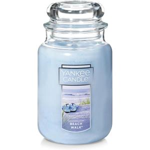 Yankee Candle Beach Walk Scented Classic 22oz Large Jar Single Wick Candle Over 110 Hours of Burn Time Multicolored