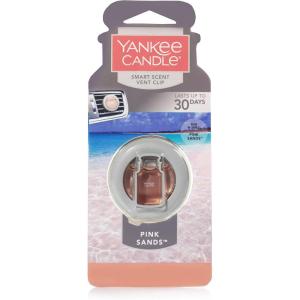 Yankee Candle Car Air Fresheners, Car Vent Stick MidSummer’s Night® Scented, Includes 4 Odor Neutralizing Sticks, Each Lasts Up To 2 Weeks(Pink Sands)
