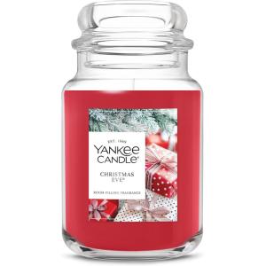 Yankee Candle Christmas Cookie, Scented Candle, 22oz Large Jar with up to 150 Hour Burn Time, Giftable, Holidays(Christmas Eve)