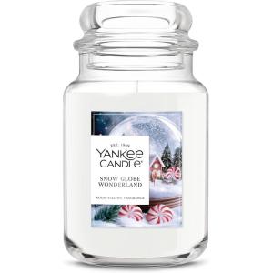 Yankee Candle Christmas Cookie, Scented Candle, 22oz Large Jar with up to 150 Hour Burn Time, Giftable, Holidays(Snow Globe Wonderland)