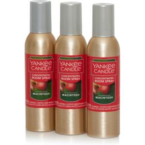 Yankee Candle Concentrated Air Freshener Room Spray, Odor Eliminator for Home, Bathroom, Sparkling Cinnamon, 1.5 Oz (Pack of 1)(Macintosh)