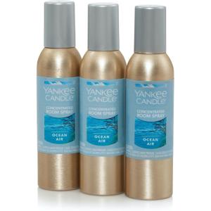 Yankee Candle Concentrated Air Freshener Room Spray, Odor Eliminator for Home, Bathroom, Sparkling Cinnamon, 1.5 Oz (Pack of 1)(Ocean Air)