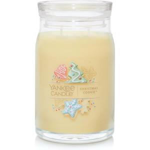 Yankee Candle Large Tumbler Scented Candle with up to 80 Hour Burn Time, Premium Plant Wax Blend for Consistent Burn, 20 oz Tumbler Candle with Room Filling Fragrance, Christmas Cookie(Christmas Cookie)