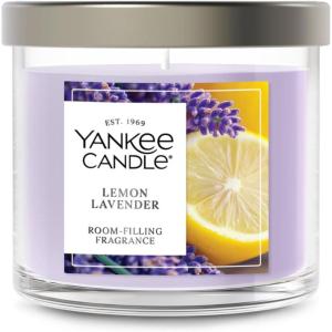 Yankee Candle Large Tumbler Scented Candle with up to 80 Hour Burn Time, Premium Plant Wax Blend for Consistent Burn, 20 oz Tumbler Candle with Room Filling Fragrance, Sicilian Lemon(Lemon Lavender)