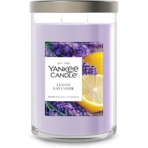 Yankee Candle, Lemon Lavender Scented Candle, 20oz Classic 2-Wick Tumbler with up to 80 Hour Burn Time