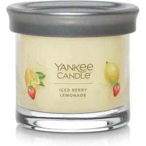 Yankee Candle Medium Pillar Scented Candle with up to 115 Hour Burn Time, Premium Plant Wax Blend for Consistent Burn, 14.25 oz Pillar Candle with Room Filling Fragrance, Pink Sands(Iced Berry Lemonade)