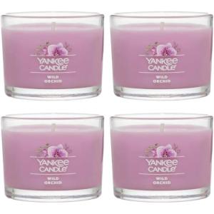 Yankee Candle Mini Jar (1.3 Ounce (Pack of 4), Pink Sands)(Wild Orchid)