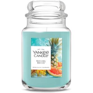 Yankee Candle Pink Sands, Scented Candle, 22oz Large Jar with up to 150 Hour Burn Time, Giftable, Birthdays(Bahama Breeze)