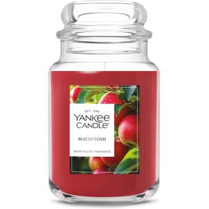 Yankee Candle Pink Sands, Scented Candle, 22oz Large Jar with up to 150 Hour Burn Time, Giftable, Birthdays(Macintosh)
