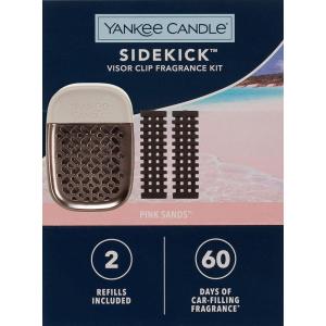 Yankee Candle Pink Sands™ Sidekick™ Visor Clip Fragrance Kit with Two Refills, XO