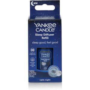 Yankee Candle Sleep Diffuser Kit | Bronze, Includes Diffuser for Essential Oils and Calm Night Fragrance Oil Refill, Up to 30 Nights of Relaxing Fragrance(Calm Night)