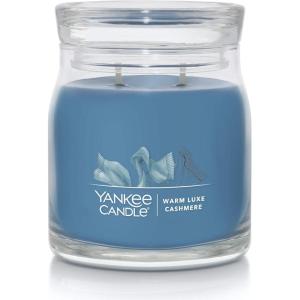 Yankee Candle Studio Scented Candle with up to 50 Hour Burn Time, Premium Plant Wax Blend for Consistent Burn, 10 oz Jar Candle with Room Filling Fragrance, Iced Berry Lemonade(Warm Luxe Cashmere)