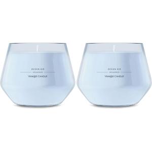 Yankee Candle Studio Scented Candle with up to 50 Hour Burn Time, Premium Plant Wax Blend for Consistent Burn, 10 oz Jar Candle with Room Filling Fragrance, Lemon Lavender(Ocean Air)