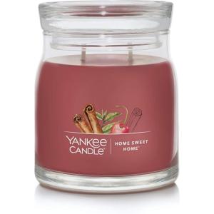 Yankee Candle Studio Scented Candle with up to 50 Hour Burn Time, Premium Plant Wax Blend for Consistent Burn, 10 oz Jar Candle with Room Filling Fragrance, Spiced Pumpkin(Home Sweet Home)